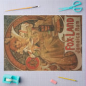 Art Nouveau Poster 20 Rum Lady Decoupage Tissuepapier (Craft)