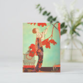 Art Nouveau Poster Briefkaart (Staand voorkant)