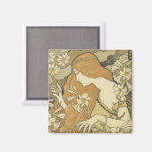 Art Nouveau Poster Magneten (Voorkant / Achterkant)