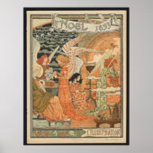  Art Nouveau Poster Nieuwjaar (Voorkant)