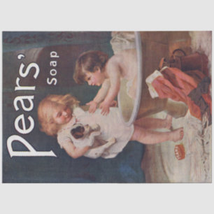 Art Nouveau Poster Soap Children Ontkoppeling Tissuepapier
