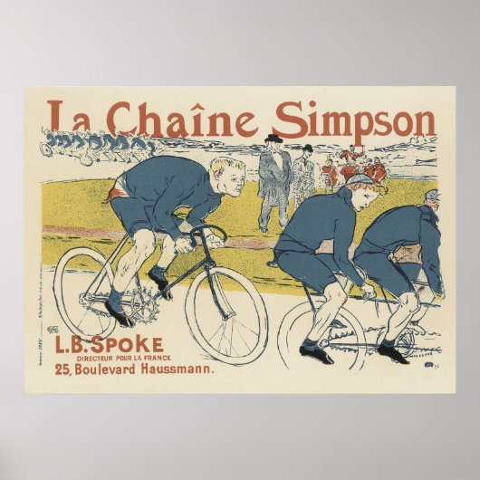 Art Nouveau-Posters - Fietsen Poster (Voorkant)