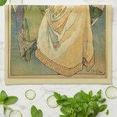 Art Nouveau Princess Hyacinth Kitchen Towel Theedoek (Gevouwen)