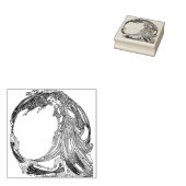 Art Nouveau Prinses Rubberstempel (Gestempeld)