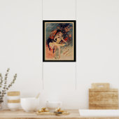 Art Nouveau Print "La Danse" - 16x20 (Keuken)