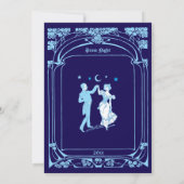 Art Nouveau Prom Kaart (Achterkant)