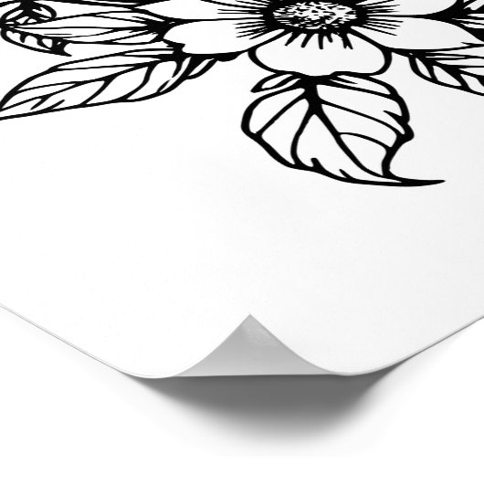 Art Nouveau Rabbit Coloring Poster 2 (Coin)