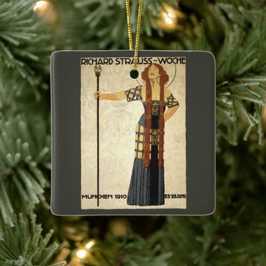  Art Nouveau Richard Strauss-Woche, München Keramisch Ornament (Boom)