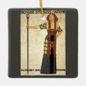  Art Nouveau Richard Strauss-Woche, München Keramisch Ornament (Voorkant)