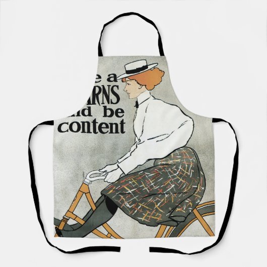  Art Nouveau, Ride a Stern Bicycles Bikes Schort (Voorkant)