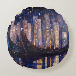 Art Nouveau Ronde Kussen