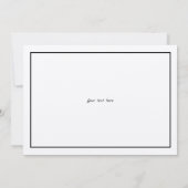 Art Nouveau  Roos Struik Border Bedankkaart (Achterkant)