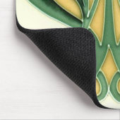Art Nouveau Roos Tile Muismat (Hoek)