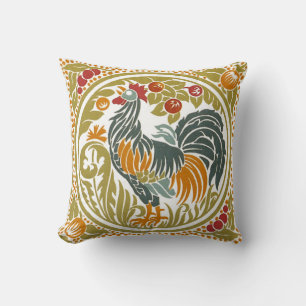 Art Nouveau Rooster Kussen