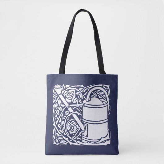 Art Nouveau Rozen en Watering Can Draagtas (Voorkant)