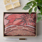  Art Nouveau Ruby van Alphonse Mucha Tissuepapier (Geschenk)