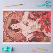  Art Nouveau Ruby van Alphonse Mucha Tissuepapier (Craft)