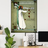 Art Nouveau Salome Poster (Thuiskantoor)