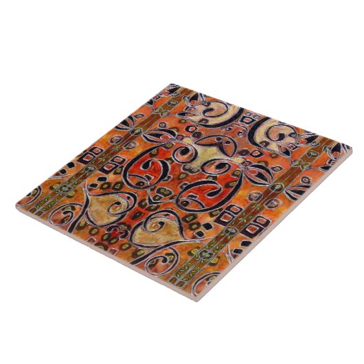 Art Nouveau (schilderij) Tegeltje (Zijkant)