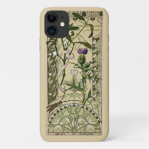 Art Nouveau Scottish Thistle Floral Flowers Hoesje