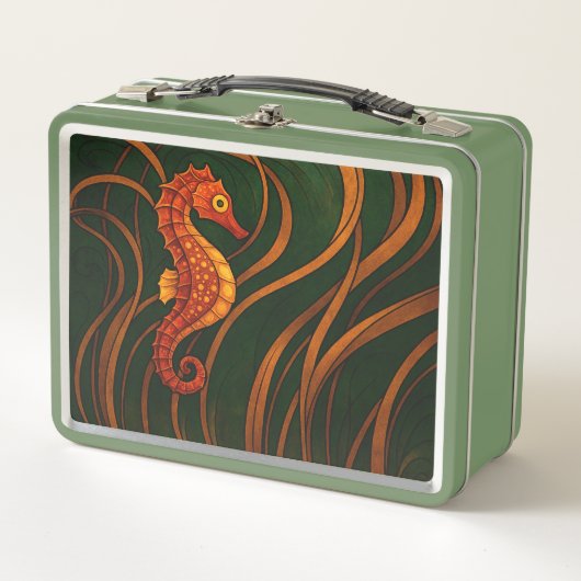 Art Nouveau Seahorse  (Voorkant)