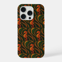 Art Nouveau Seahorse  iPhone 15 Pro Hoesje