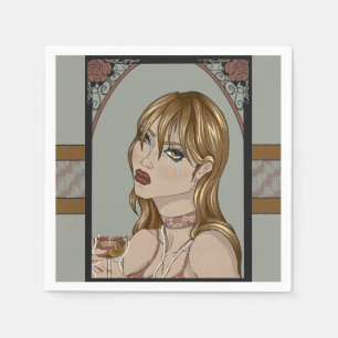 Art nouveau servet