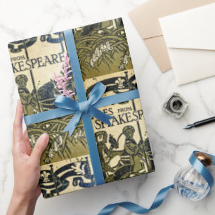 Art Nouveau Shakespeare Book Hoesje Cadeaupapier