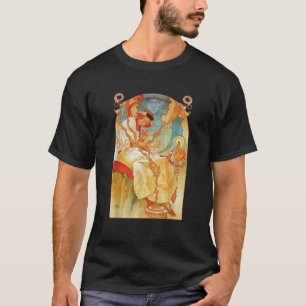 Art Nouveau Slav Epic Mucha Mooi Elegant T-shirt