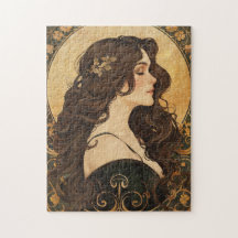 Art Nouveau stijl Classic Beauty