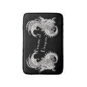 Art Nouveau-stijl Dragon Badmat (Voorkant Verticaal)