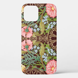 Art Nouveau stijl Floral: gekleurd patroon iPhone 12 Hoesje