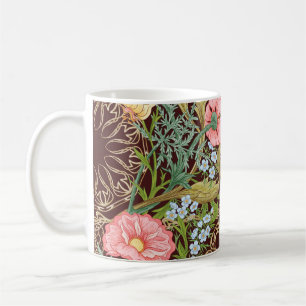 Art Nouveau stijl Floral: gekleurd  patroon Koffiemok