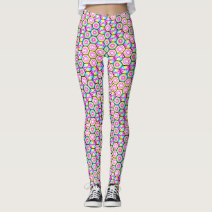 Art Nouveau stijlen Geometrisch patroon Leggings