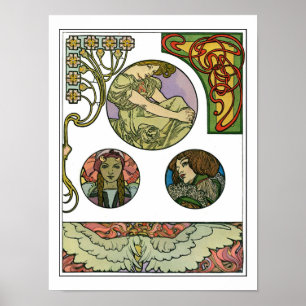 Art Nouveau Style, Mucha Poster
