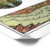 Art Nouveau Style, Mucha Poster (Hoek)