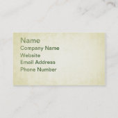 Art Nouveau  Style Visitekaartje (Achterkant)