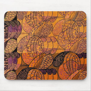 Art Nouveau Stylized Daisies - Mousepad Muismat