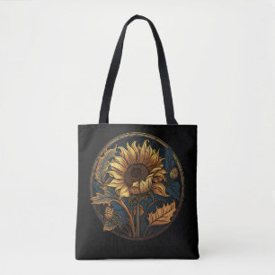 Art Nouveau Sunflower Draagtas