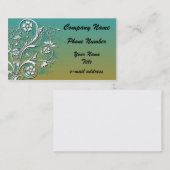 Art Nouveau swirl Visitekaartje (Voorkant / Achterkant)