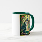 Art Nouveau Tarot Card, The Lovers Mok (Voorkant rechts)