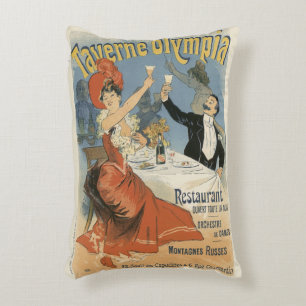 Art Nouveau, Taverne Olympia Restaurant Accent Kussen