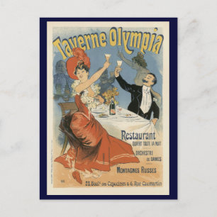  Art Nouveau, Taverne Olympia Restaurant Briefkaart