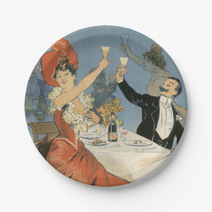 Art Nouveau, Taverne Olympia Restaurant Papieren Bordje
