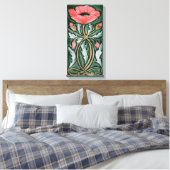 Art Nouveau Tegel Canvas Afdruk (Insitu (Slaapkamer))