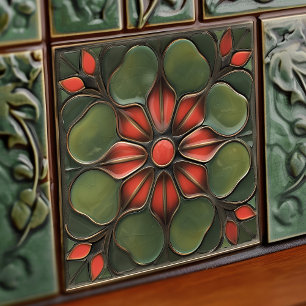 Art Nouveau Tegeltje