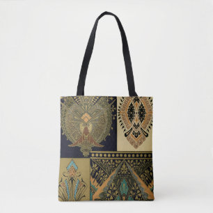 Art nouveau textielpatroon Christopher dresser Draagtas