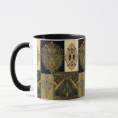 Art nouveau textielpatroon Christopher dressoir Mok (Links)