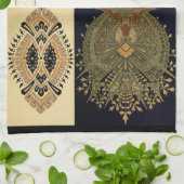 Art nouveau textielpatroon Christopher dressoir Theedoek (Gevouwen)