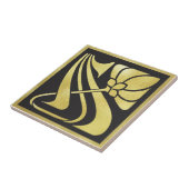 Art Nouveau Tile. Tegeltje (Zijkant)
